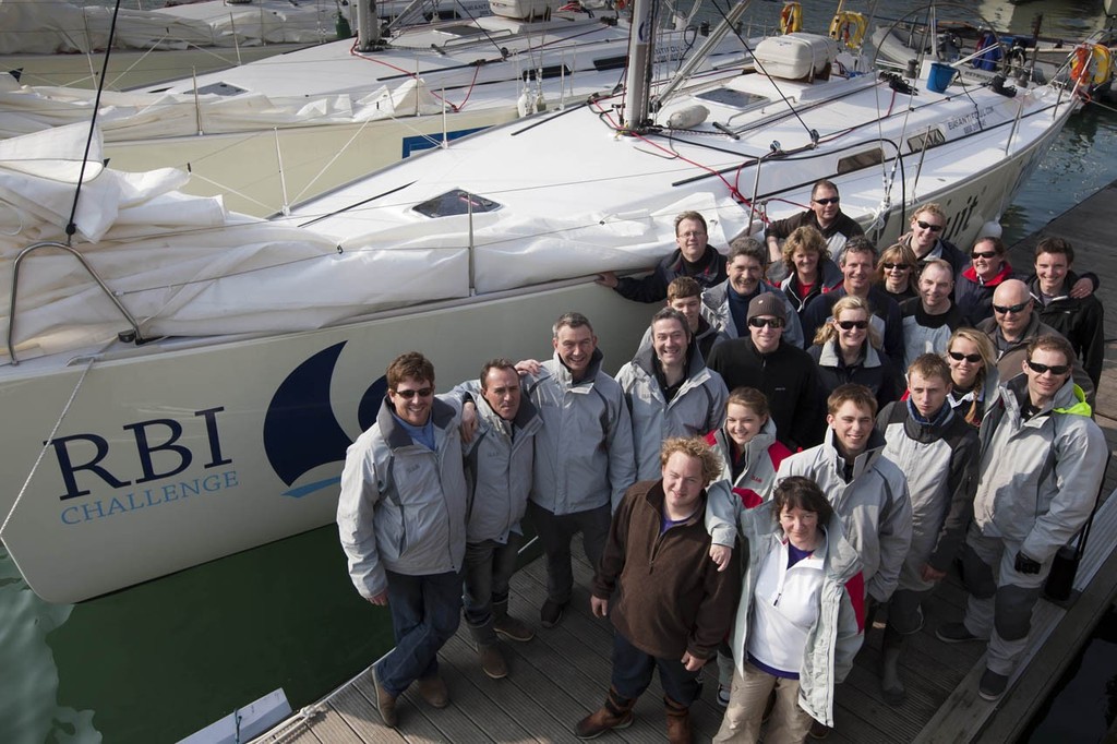 Charlie Walker MD RBI Challenge Ltd with crew © Paul Wyeth / www.pwpictures.com http://www.pwpictures.com